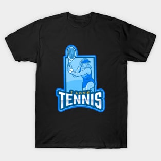 I Love Tennis T-Shirt